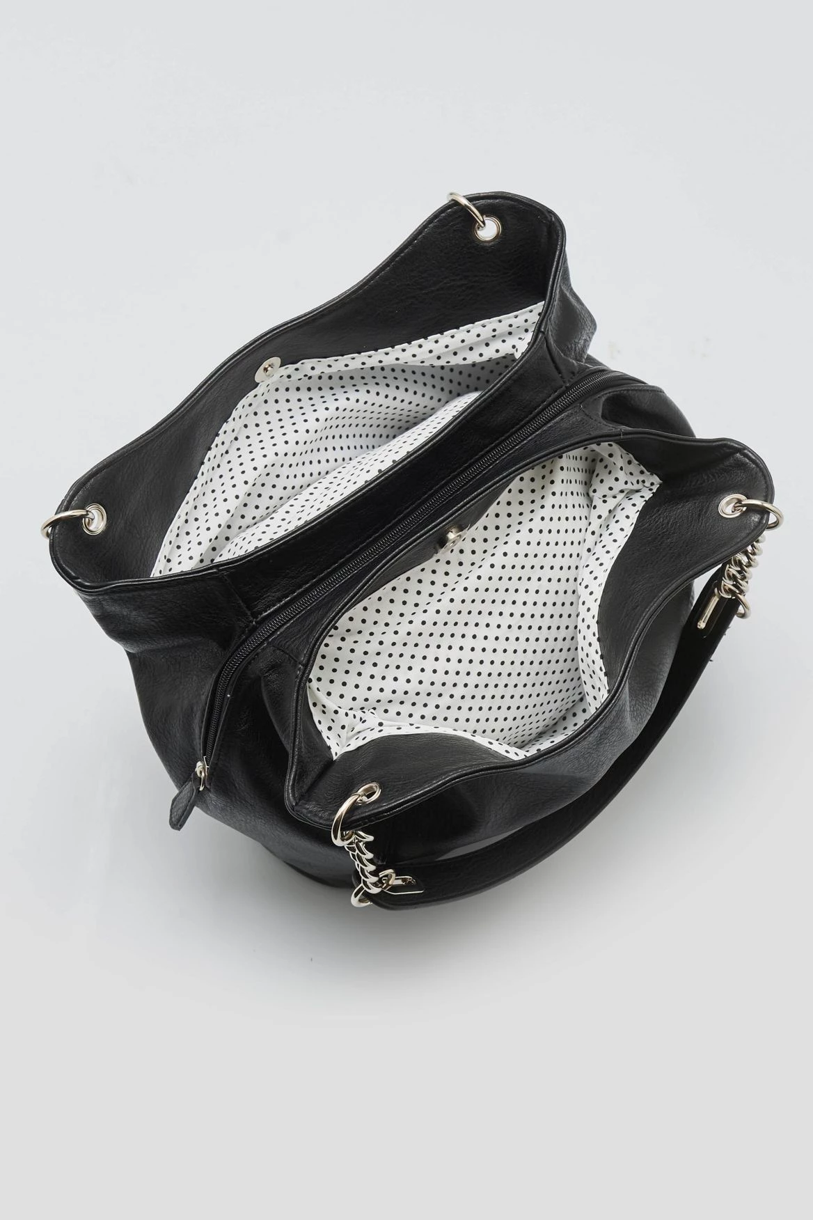 Chain Handle Tote Bag 3 Chain Handle Tote Bag - Image 3