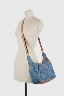 Denim Look Large Crossbody Bag -Luggage Sales Shop 3157374 4 4de64040 7372 432a a0da 095254e2be6f