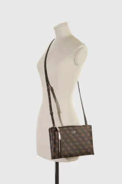 Guess Naya Double Zip Crossbody Bag -Luggage Sales Shop 3196504 4