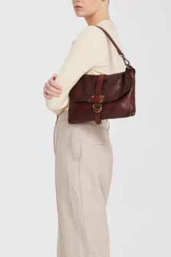 Ari Leather Buckle Flapover Bag -Luggage Sales Shop 3202940 4