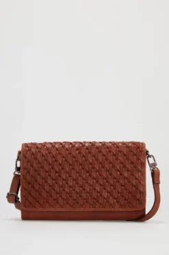 Zurra Leather Flap Over Crossbody
