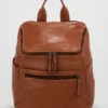 Alba Leather I-pad Square Backpack