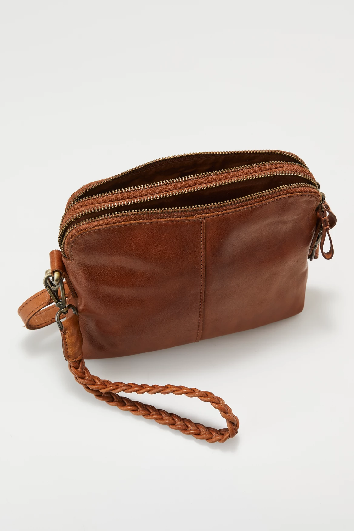 Skye Leather Twist Crossbody Bag 3 Skye Leather Twist Crossbody Bag - Image 3