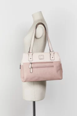 Linen Look Tote Bag -Luggage Sales Shop 3208632 4