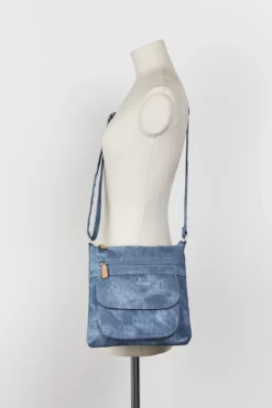 Denim Look Crossbody Bag -Luggage Sales Shop 3208722 4