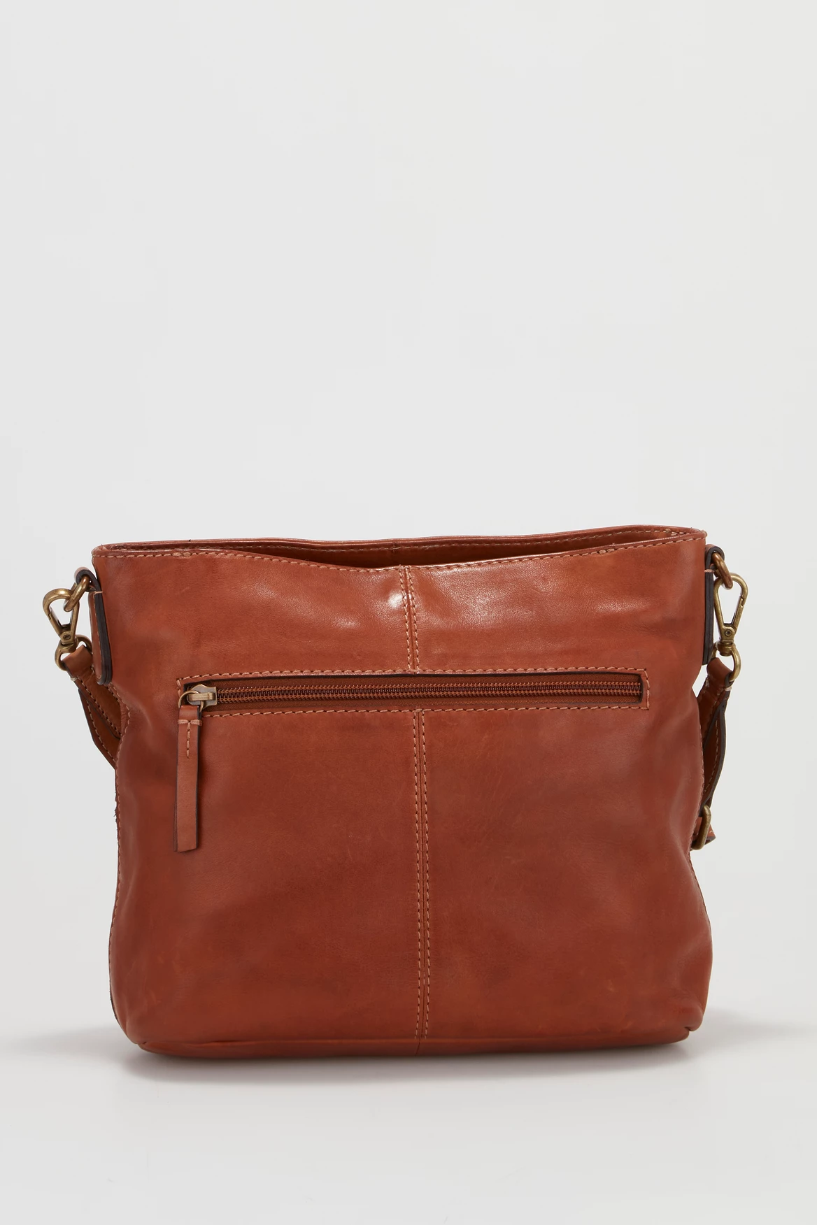 Check Leather Stitch Crossbody Bag 2 Check Leather Stitch Crossbody Bag - Image 2