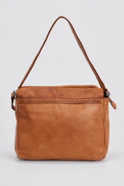 Isla Leather Braided Shopper Bag