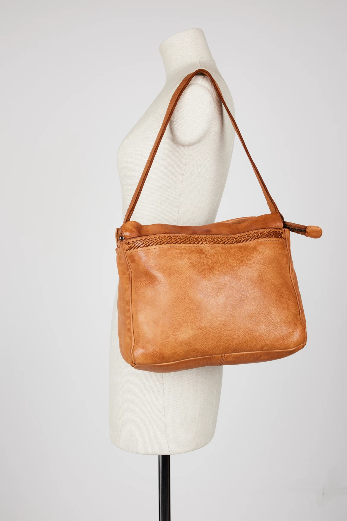 Isla Leather Braided Shopper Bag 4 Isla Leather Braided Shopper Bag - Image 4