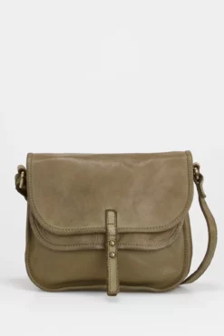 Ari Leather Double Crossbody Bag