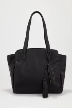 Tassel Detail Tote Bag