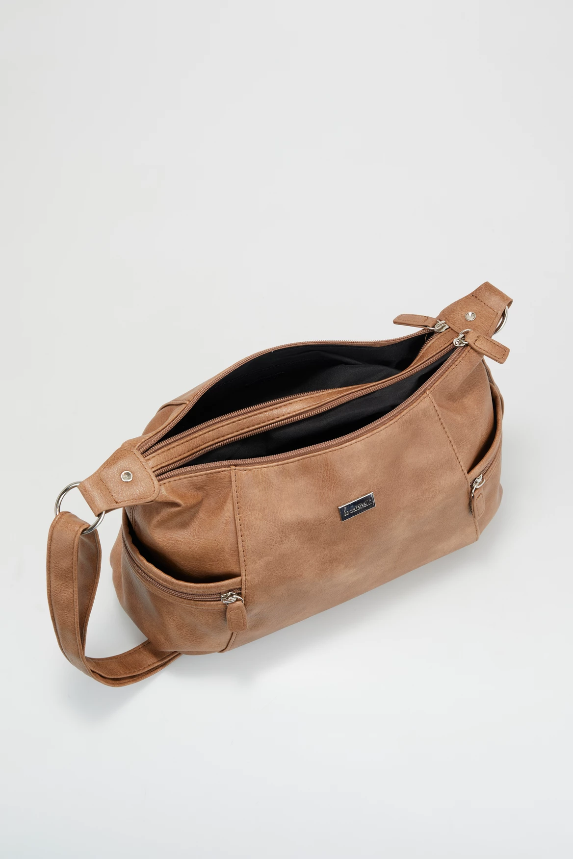 Side Zip Pocket Crossbody Bag 3 Side Zip Pocket Crossbody Bag - Image 3