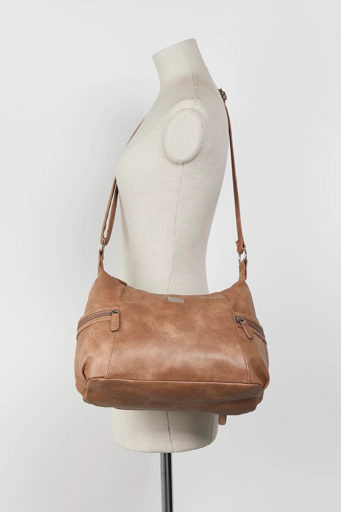 Side Zip Pocket Crossbody Bag 4 Side Zip Pocket Crossbody Bag - Image 4