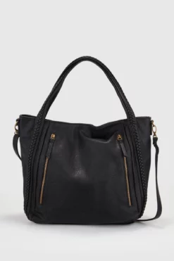 Plait Handle Tote Bag