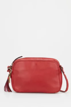 Alba Leather Camera Crossbody Bag