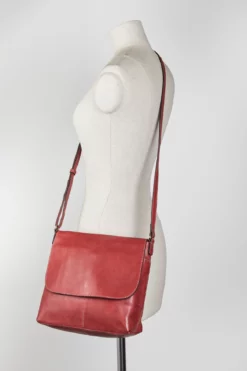 Maya Leather Classic Flapover Bag 7 Maya Leather Classic Flapover Bag -Luggage Sales Shop 3210606 4