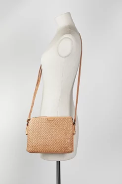 Step Weave Leather Crossbody Bag -Luggage Sales Shop 3210619 4