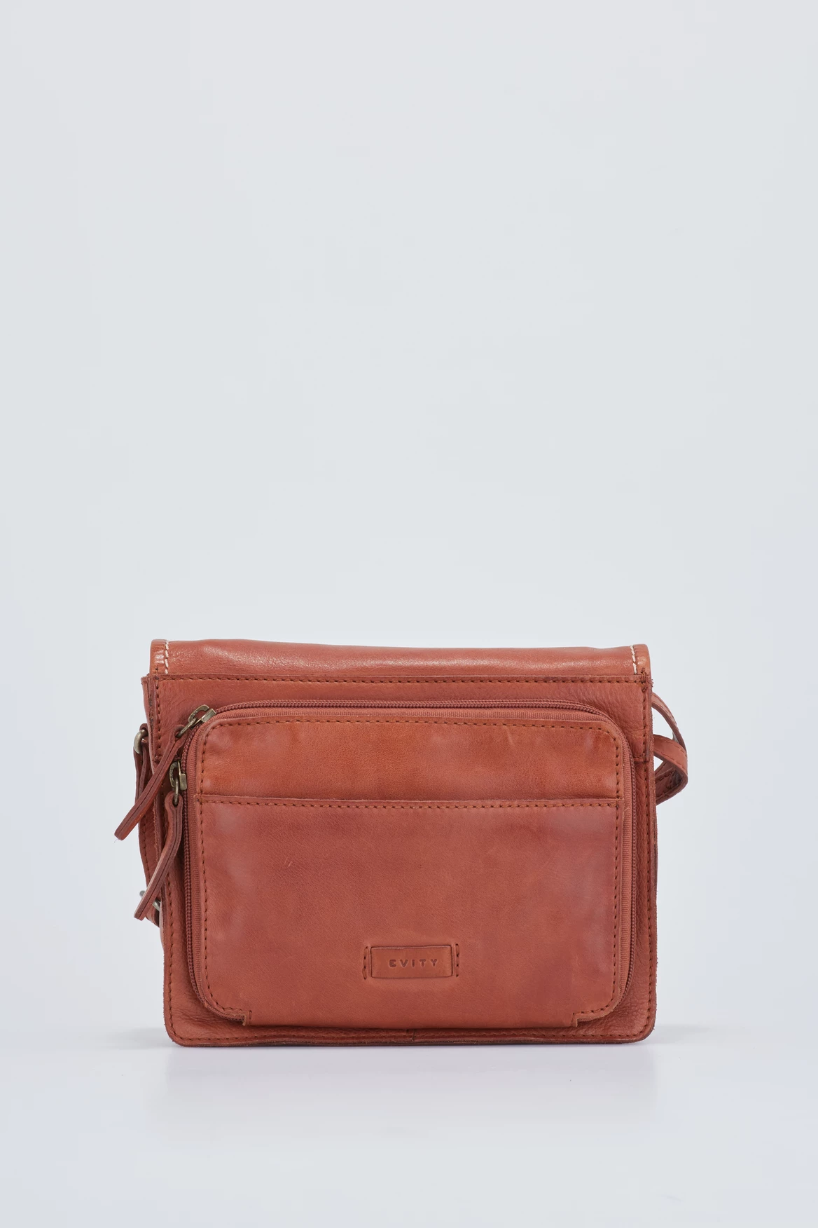 Gwen Leather Stitch Flapover Bag 2 Gwen Leather Stitch Flapover Bag - Image 2