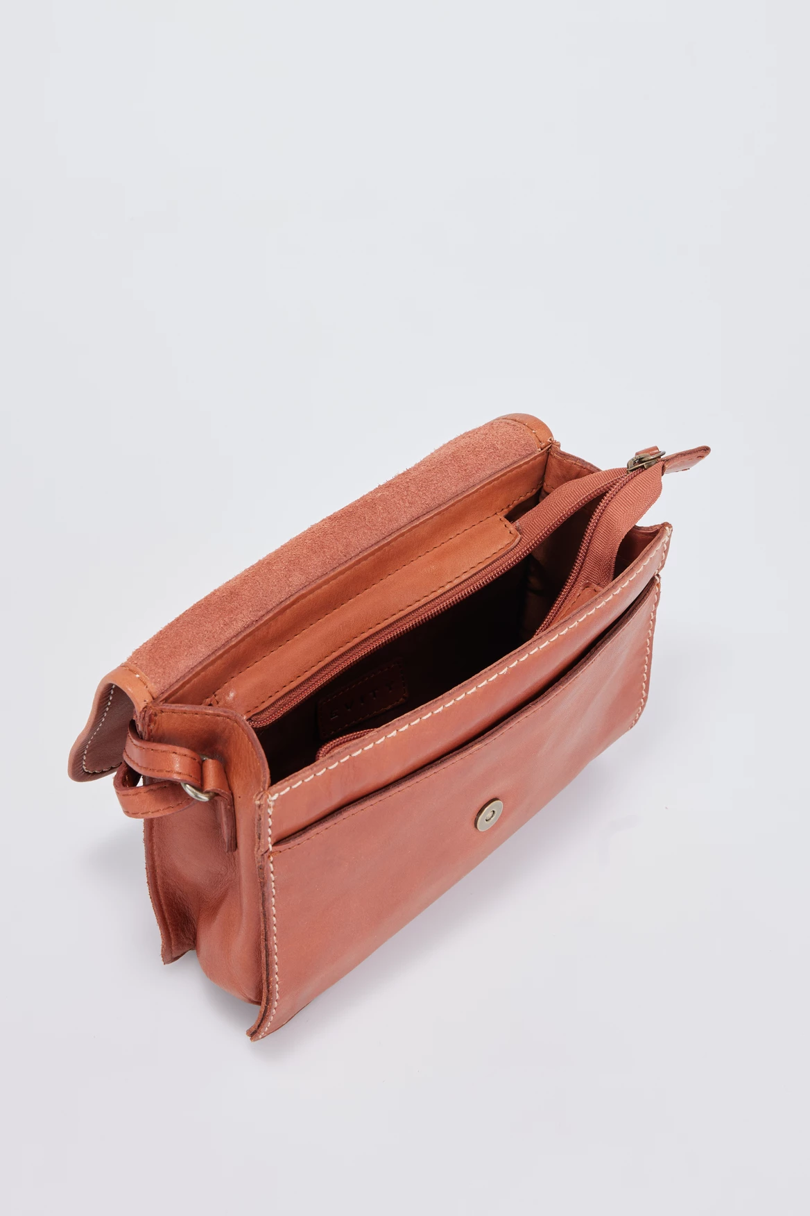 Gwen Leather Stitch Flapover Bag 3 Gwen Leather Stitch Flapover Bag - Image 3