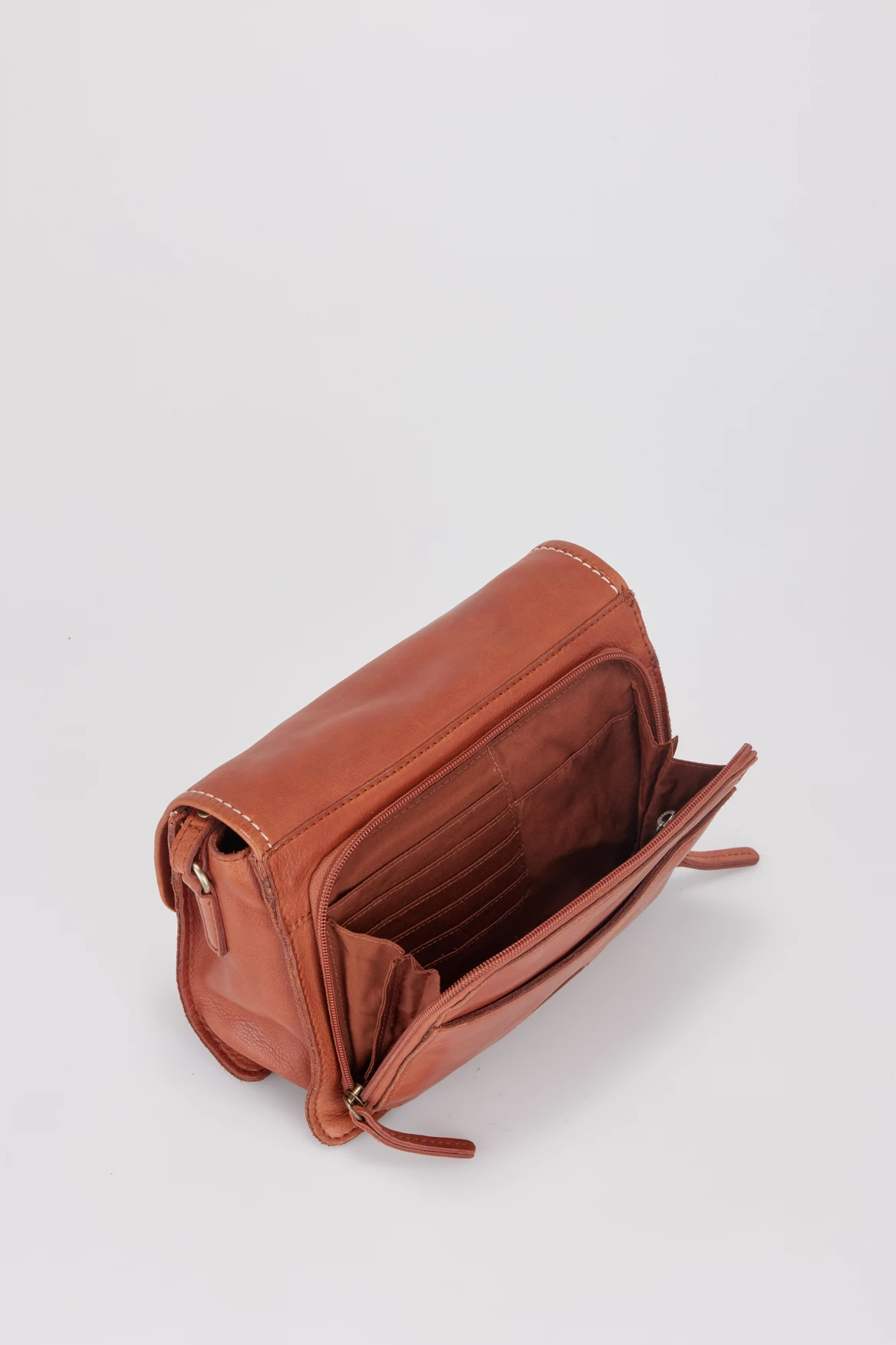 Gwen Leather Stitch Flapover Bag 5 Gwen Leather Stitch Flapover Bag - Image 5