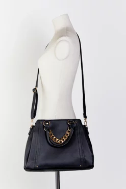 Shopper Bag With Chain -Luggage Sales Shop 3211036 4