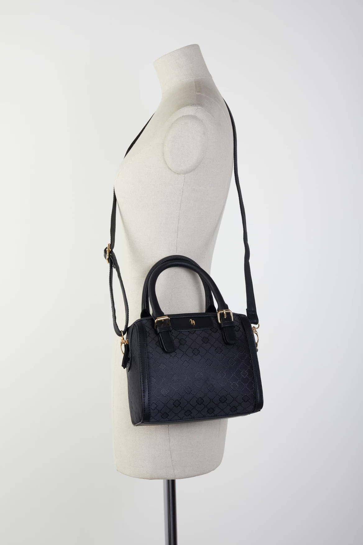 Jacquard Mini Barrel Bag 4 Jacquard Mini Barrel Bag - Image 4