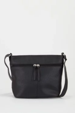 Twin Zip Crossbody Bag