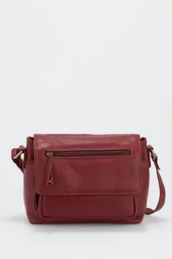Ana Leather Flapover Bag